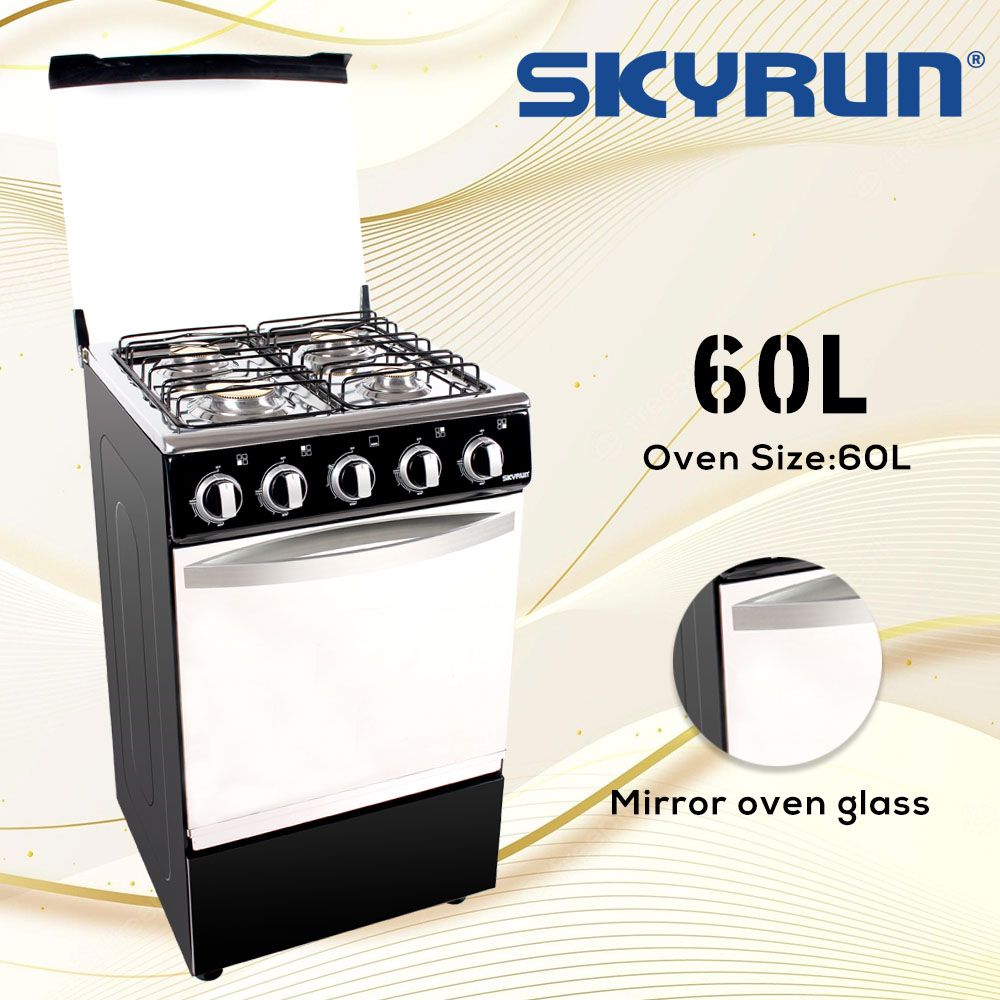 4 Burners（4+0）Gas Cooker (GCS-4G/X) -Black