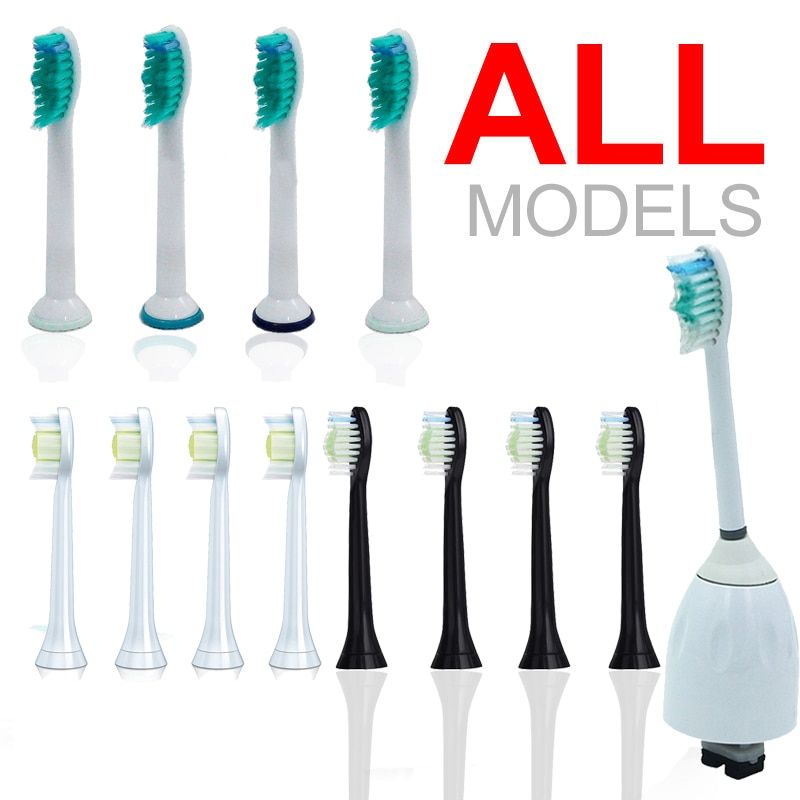 Electric Toothbrushes Heads Replacement For Philips E Series Sonicare Diamond Clean ProResult Healthy Clean(PlaqueControl HX9024)