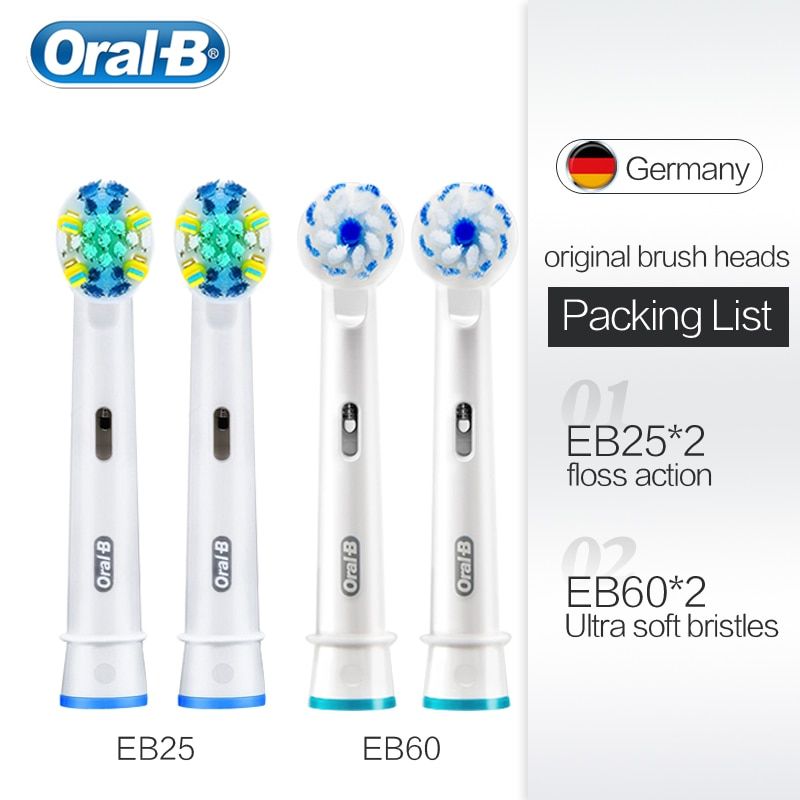 Electric Tooth Brush Heads Replacement For Oral B Soft Bristle,Vitality Dual Clean/Professional Car