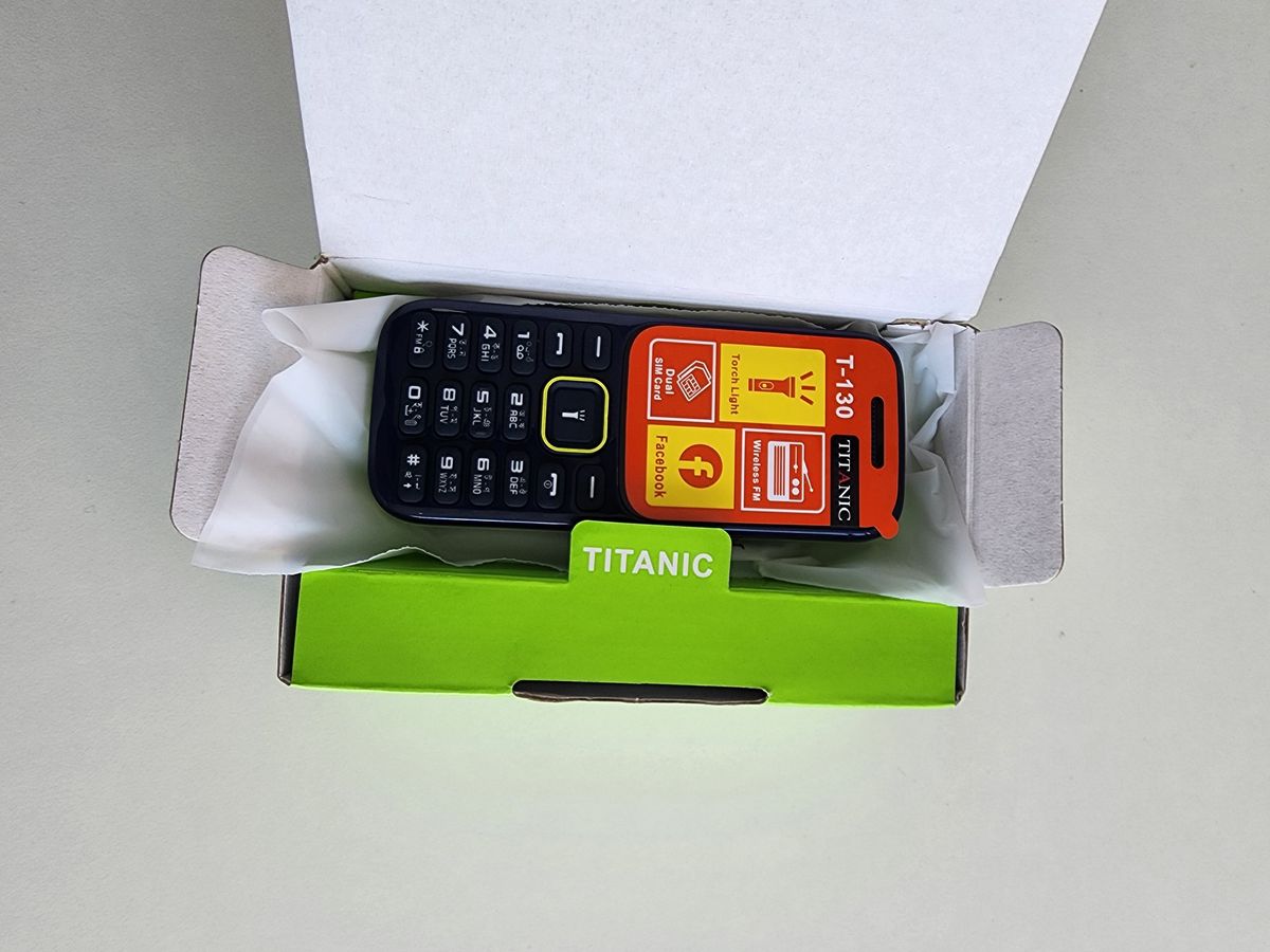 T-130 1.77 Screen, Dual SIM Card+memory Card Blue