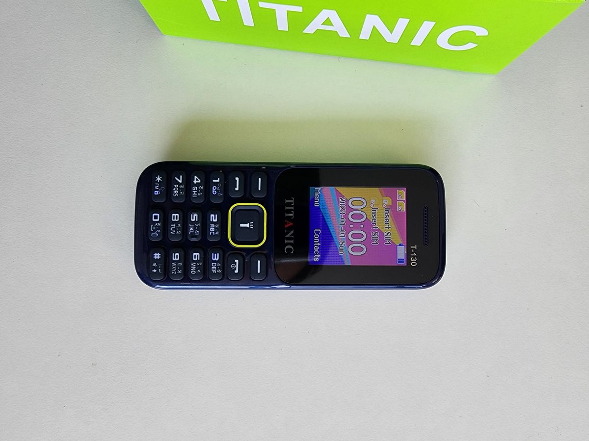 T-130 1.77 Screen, Dual SIM Card+memory Card Blue