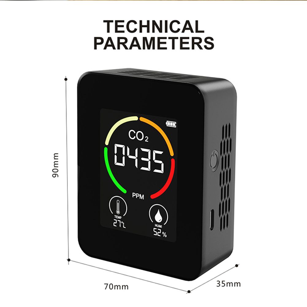 Indoor CO2 Detector Multifunctional Thermohygrometer