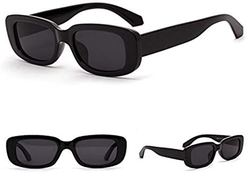 Retro Unisex Sunglasses - Black