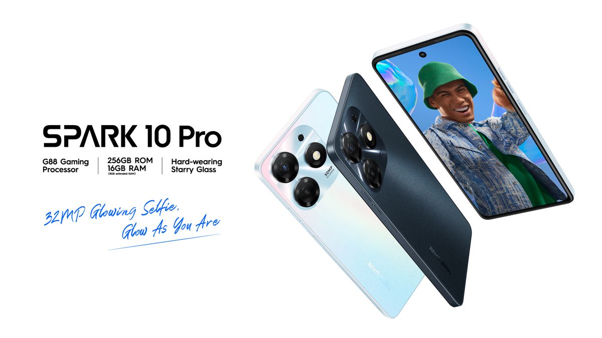 Spark10 Pro 6.8" FHD+  8GB RAM/256GB ROM Android 13 - Black