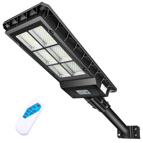 Solar Street Security Light 240 Watts With Remote And Pole