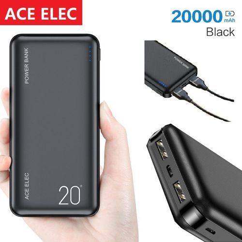 Power Banks 20000 MAh Utra Slim Portable Fast Charger (ACE ELEC) - 2