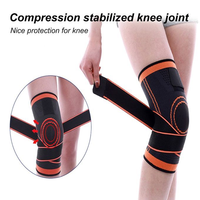 1PCS Adjustable Knee Support Knee C-ompression Sleeve Brace