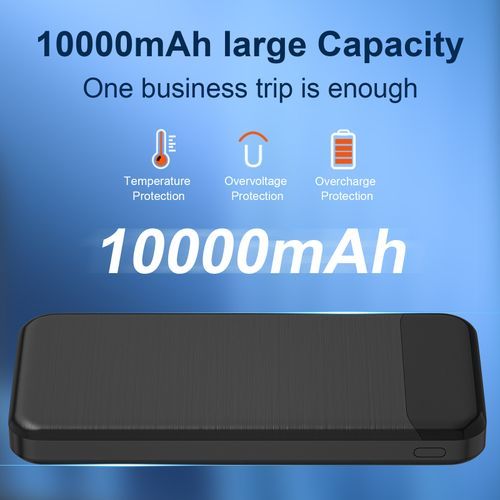 D1 Power Banks 10000MAh Utra Slim Portable Fast Charger
