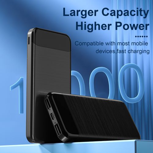 D1 Power Banks 10000MAh Utra Slim Portable Fast Charger