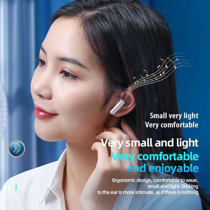 S20 Wireless Bluetooth Earphone Touch LED Stereo Audio Black