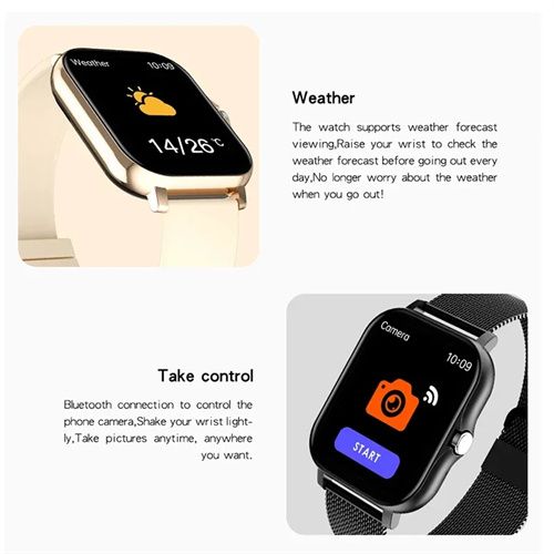 Full Touch Screen Smart Watch - Magnetic Attraction Wrist