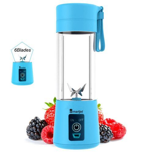 6 Blades Portable Juicer - Rechargeable Fruits Blender Mixer
