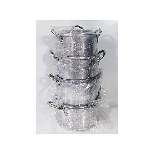 Economy Kitchen Bundle- 4 Set Pots, 1 Kettle, 1 Frying Pan, 1 Set Non-stick Frying Spoon, 1 Small Knife Set, 1 Set Of Table Spoon And 6kg Gas Cylinder