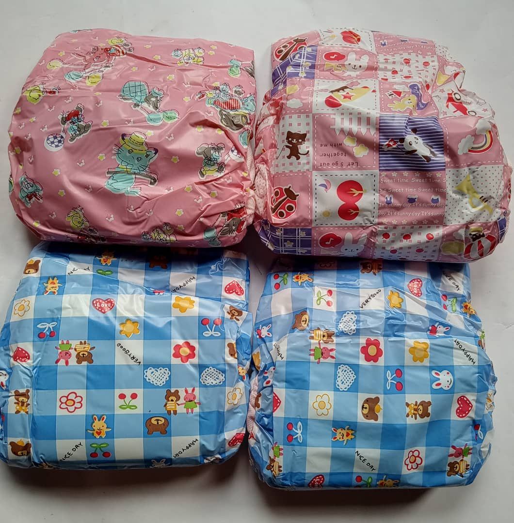 4 Washable Baby Diapers "Saves Money & Time"