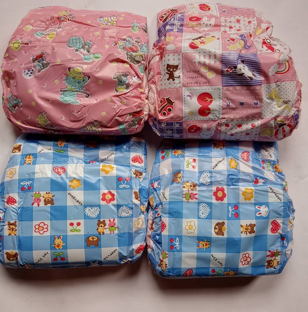 4 Washable Baby Diapers "Saves Money & Time"