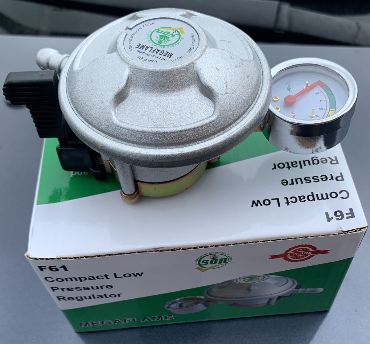 Gas Regulator With Meter