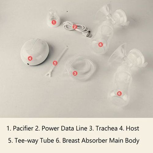 Baby Feeding Bottle Set Intelligent Double Electric Breast Pump