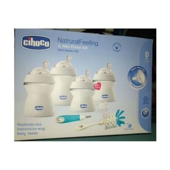 Complete Natural Feeding Bottle Set For Newborn (Cihoco)