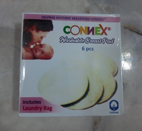 Breast Pad  6 Washable Pads Includes Laundry Bag