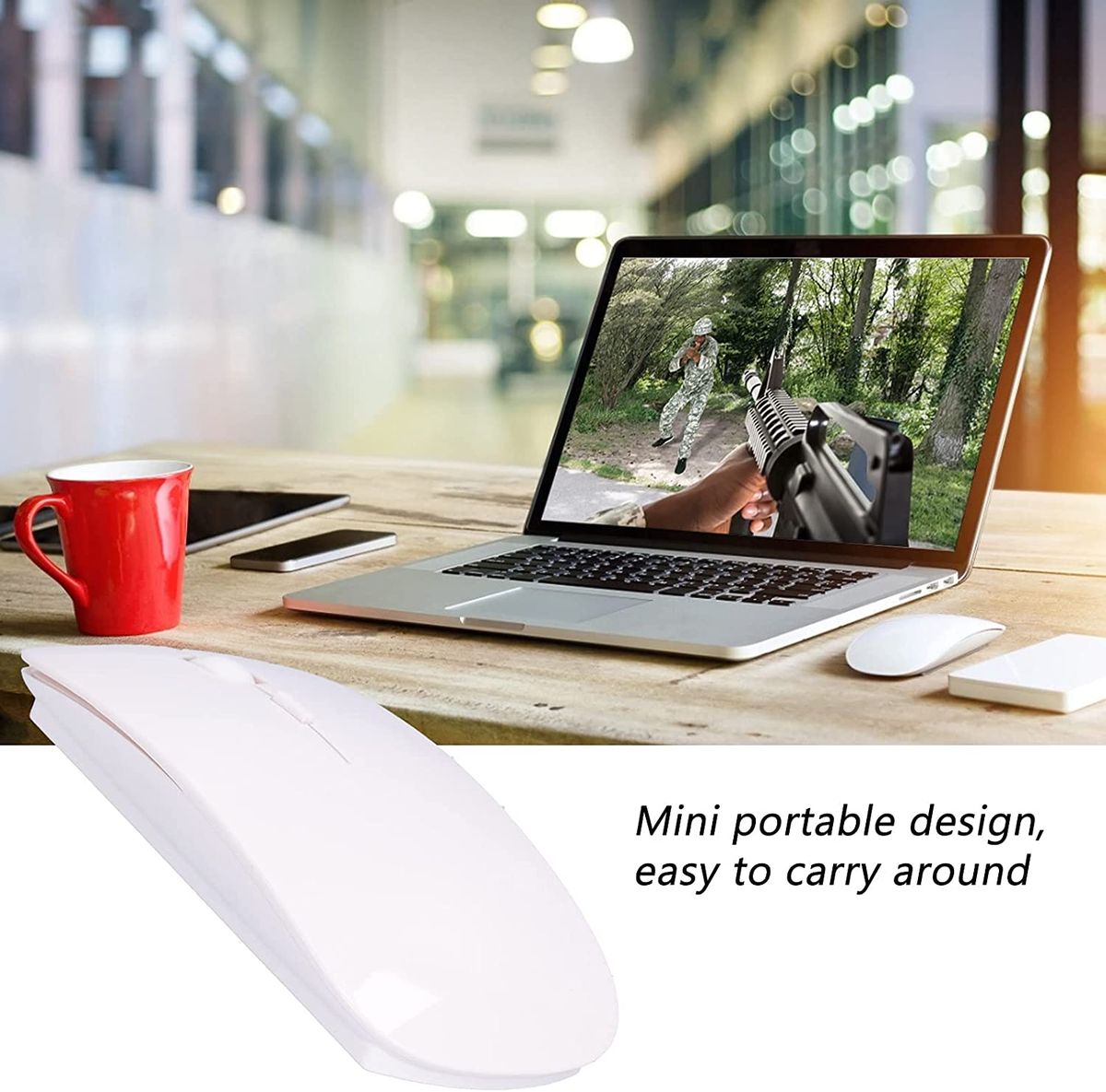 2.4G Wireless Mouse 4 Keys Wireless Optical Mouse 1600DPI