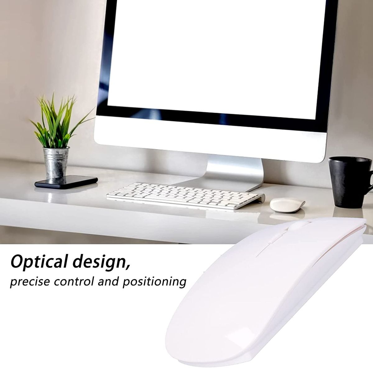 2.4G Wireless Mouse 4 Keys Wireless Optical Mouse 1600DPI
