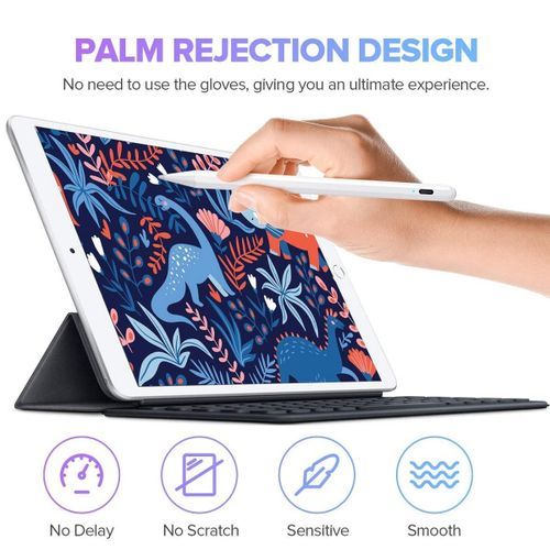 Stylus Pen For Ipad Touch Screens With Palm Rejection For Apple Pencil 2 1 IPad 6th To 9th Gen Ipad Air 3 4 Mini 5 6 After 2018