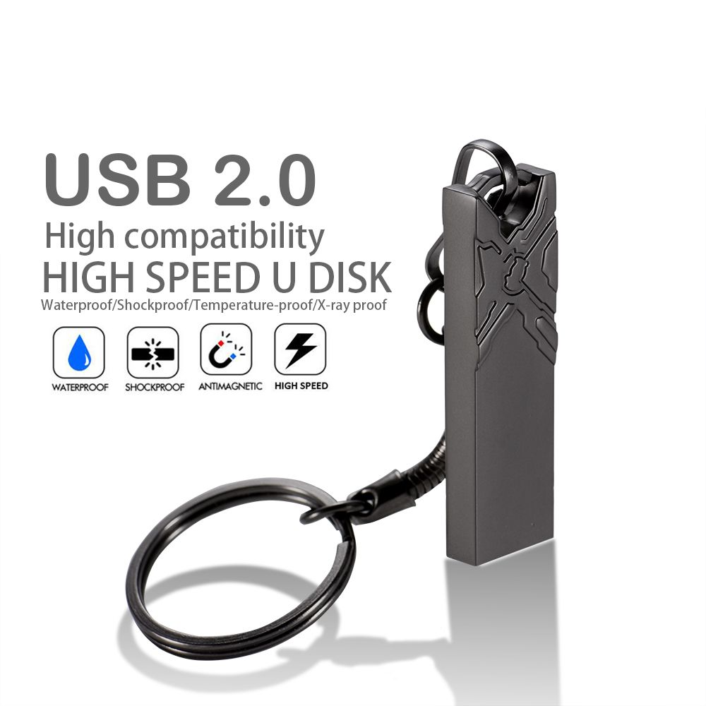 128GB Metal OTG Usb Flash Drive Waterproof 3D Embossment