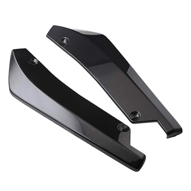 2Pcs Universal Car Rear Bumper Lip Diffuser Splitter