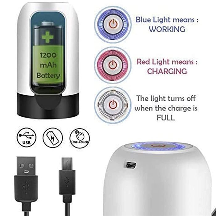 Rechargeable Electric Automatic Water Dispenser USB Charging