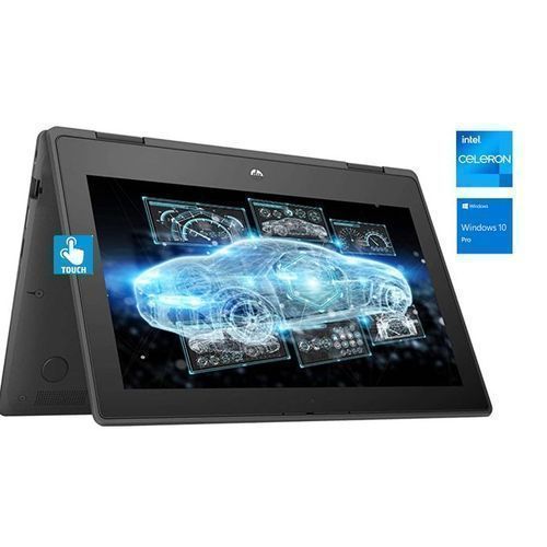 ProBook 11 X360- TOUCH Intel Celeron  512GB 4GB RAM WIN10 Pro+32GB FLASH & USB LIGHT FOR KEYBOARD