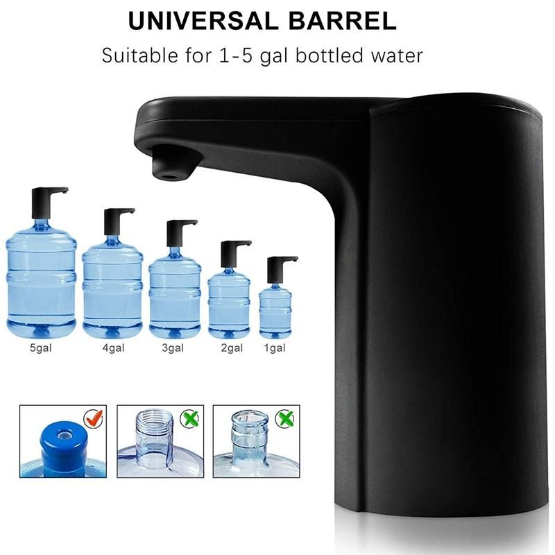 Water Dispenser 5 Gallon - Water Pump for 5 Gallon Bottle, Water Jug Pump USB Rechargeable Universal Automatic