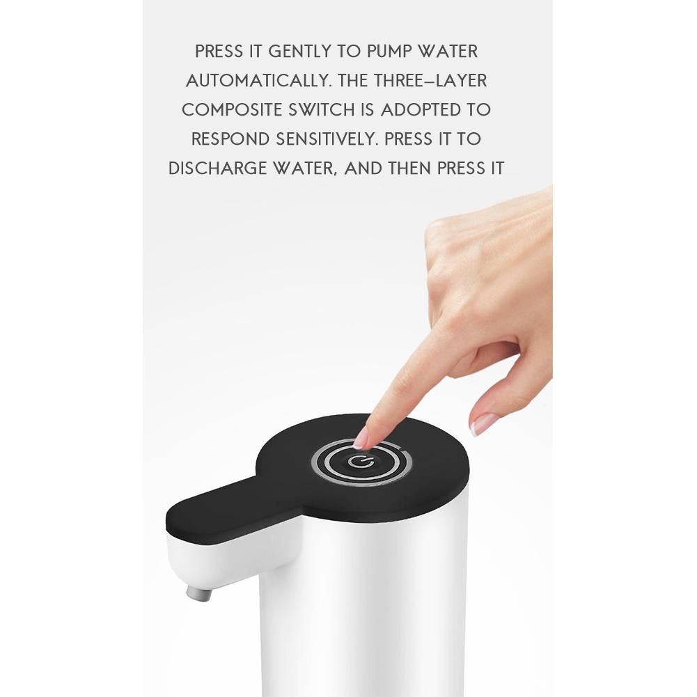 Electric Water Pump Automatic Button Dispenser Touch Control Bottle Drinking Switch USB Charging Supplies for Home