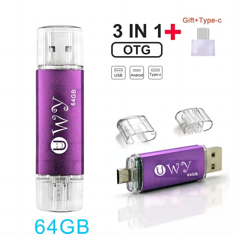 64G OTG Multi-function USB Flash Drive Android