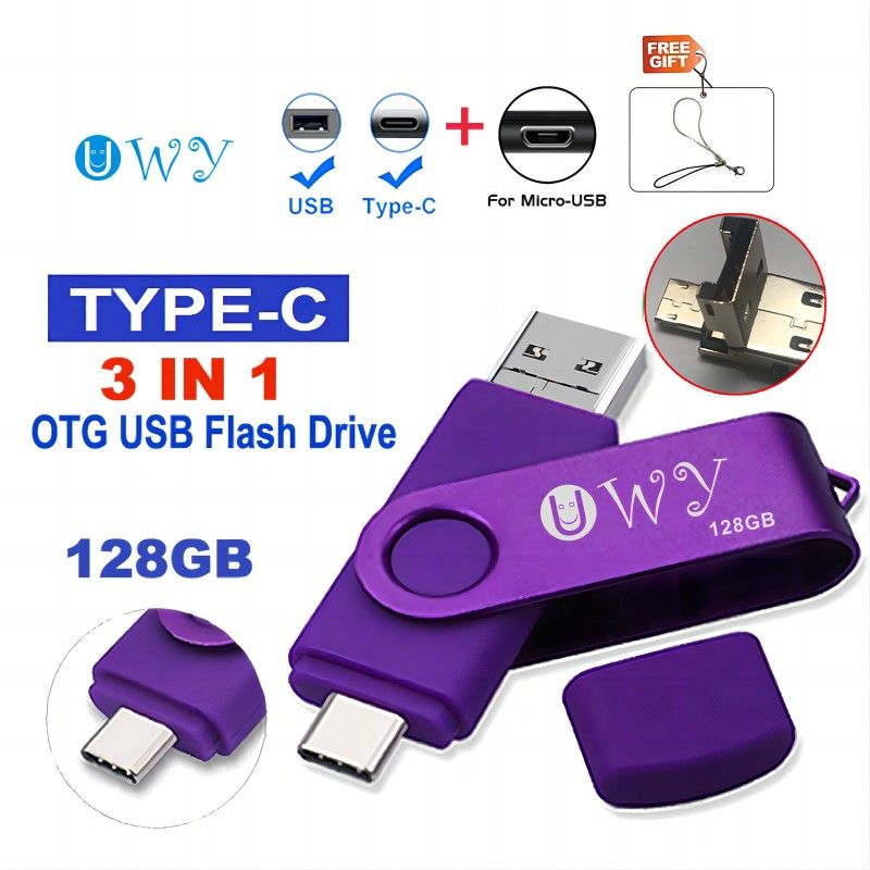 128G Three-in-one OTG Multi-function USB Flash Drive TYPE-C
