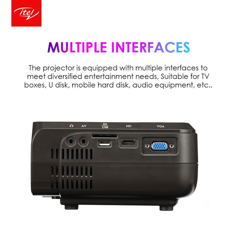 LCD 1080P HDMI FHD TV/Movie Projector (Q1)