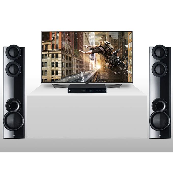 1250W DVD/Audio Bluetooth Home Theatre System (AUD 687LHD) - Black