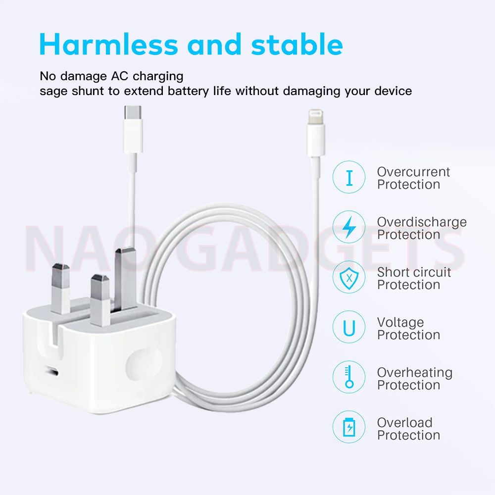 20W  Iphone Usb-c To Lightning PD Fast Lightning Charger