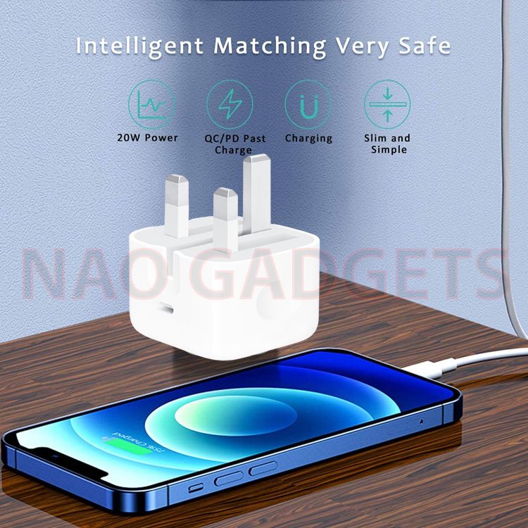20W  Iphone Usb-c To Lightning PD Fast Lightning Charger