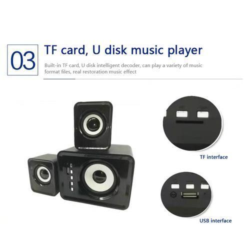 2.1 Home Theatre Combo Bluetooth Speaker PC Laptop Phone USB