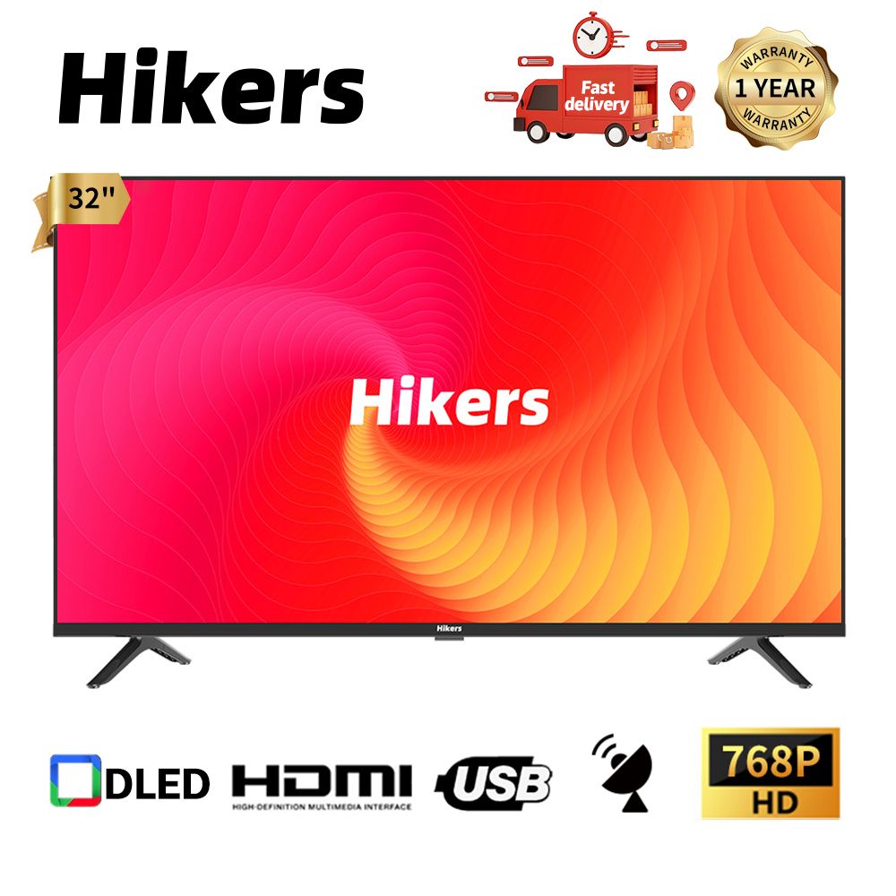 32'' Inches Frameless HD LED TV-Black