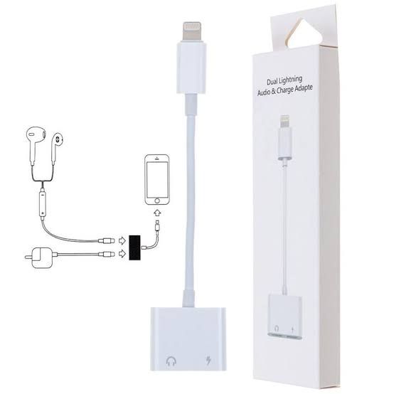 2 In 1 Lightning Audio And Charge Adapter