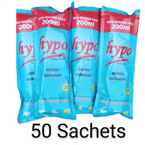 Whitener And Disinfectant - 200ml 50 Sachets.