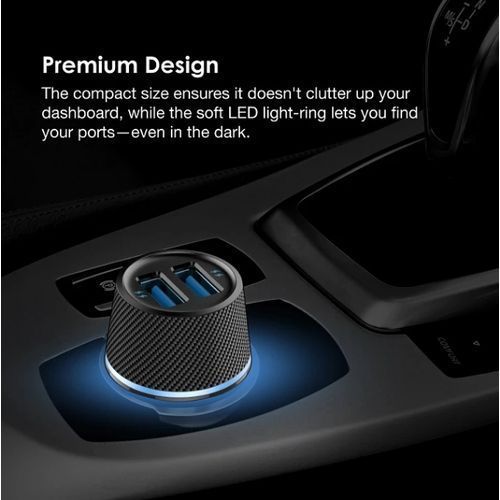 36W PD & QC3.0 Fast Charging 5V-2.4A Car Charger