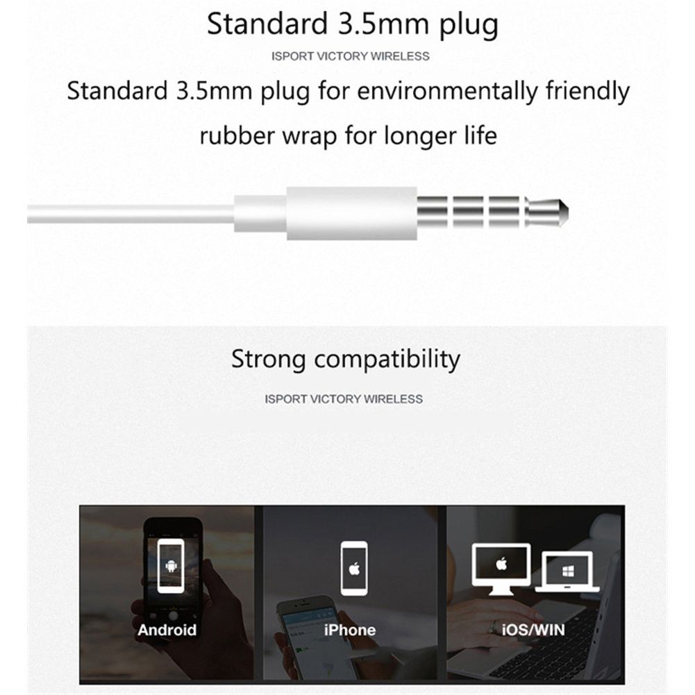 Wired Earphones With Microphone 3.5mm Earphones Plug In-Ear