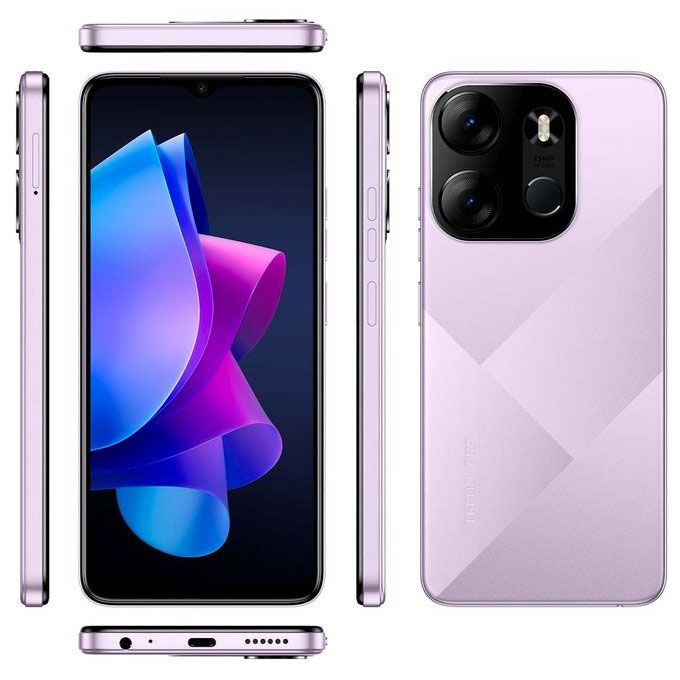 Pop 7 Pro 6.6" 3GB RAM/64GB ROM Android 12 Purple