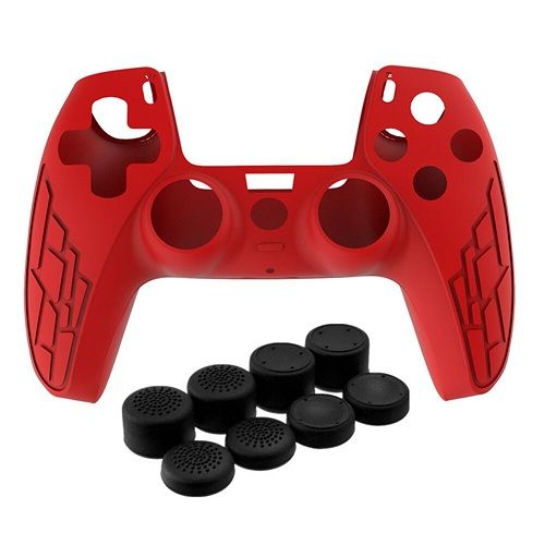 PS5 Controller Game Pad Silicone Sleeve + 8 Thumb Grips