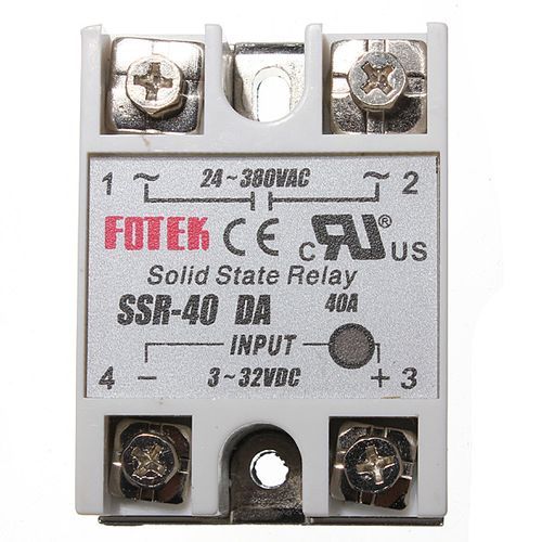 6xNew Solid State I Relay SSR-40DA 3-32VDC 40A/250V Output 2