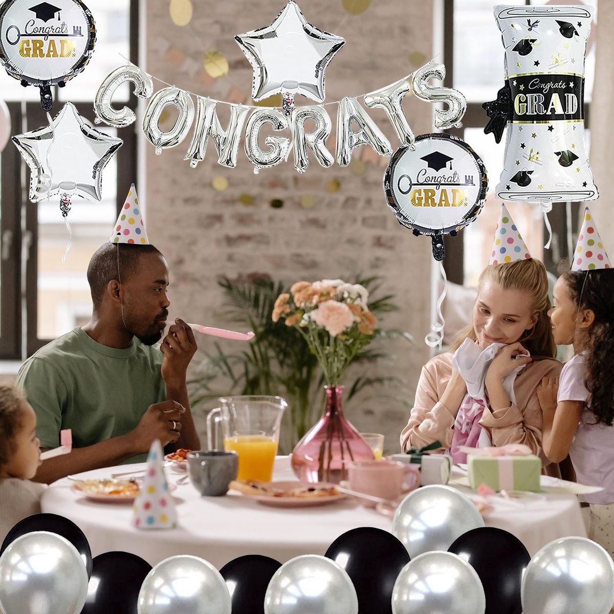 29PCS Graduation Party Decorations Set School Class Classmates Party Supplies Congrats Graduation Balloons for 2022 Passed Exam Graduation Celebration Decorations