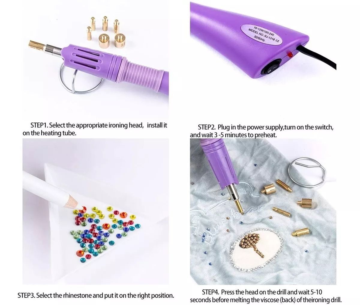 HotFix Rhinestone Applicator Wand Setter Tool Kit