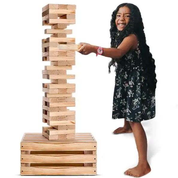 Extra Large New Jenga Block Game For Kids & Adults
